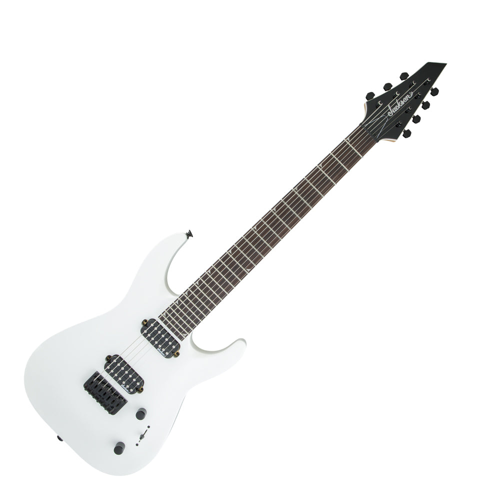 Jackson JS Series Dinky Arch Top JS32-7 DKA HT 7 String Electric Guitar - Snow White