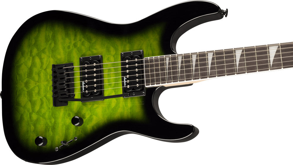 Jackson JS Series Dinky JS20 DKQ 2PT - Transparent Green Burst