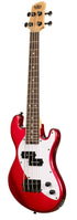 Kala Solid Body 4-String Candy Apple Red Fretted U-BASS