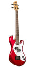 Kala Solid Body 4-String Candy Apple Red Fretted U-BASS