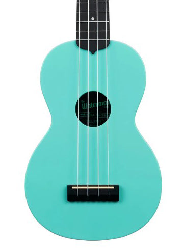 Kala Waterman Soprano Ukulele Glow- in-the Dark Aqua Mist