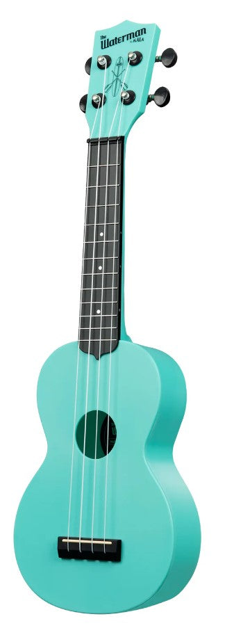 Kala Waterman Soprano Ukulele Glow- in-the Dark Aqua Mist