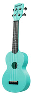 Kala Waterman Soprano Ukulele Glow- in-the Dark Aqua Mist