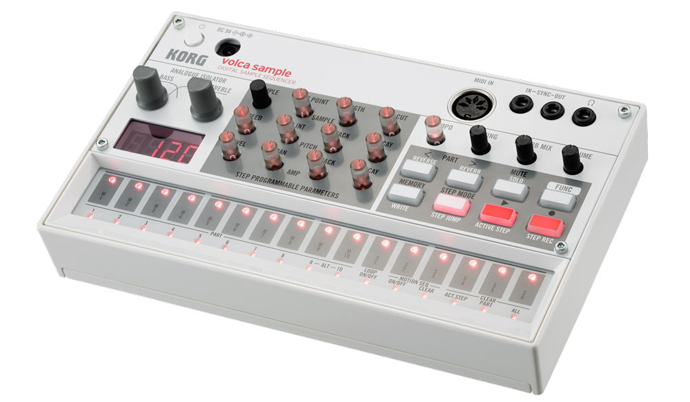sequencer pedal Korg Volca Sample Digital Sample Sequencer – Flipside Music