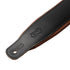 Levy's Leathers Amped Leather Series Guitar Strap -Black/Tan - M26PD-BLK-TAN