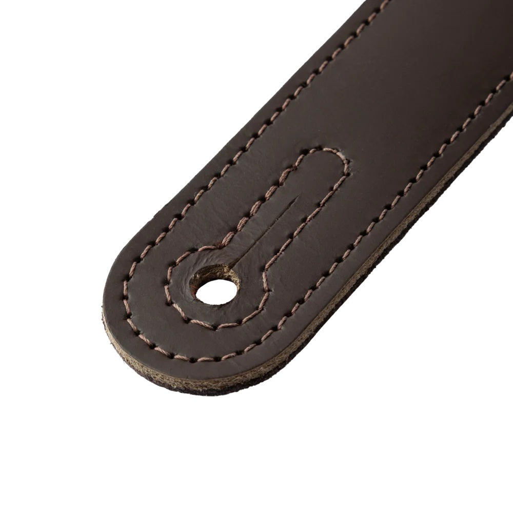 Levy's Leathers Amped Leather Series Guitar Strap - Dark Brown/Acoustic - M26PD-DBR-ACO