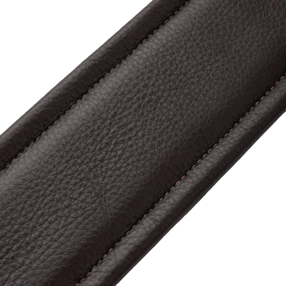 Levy's Leathers Amped Leather Series Guitar Strap Dark Brown/XL - M26PD-DBR-XL