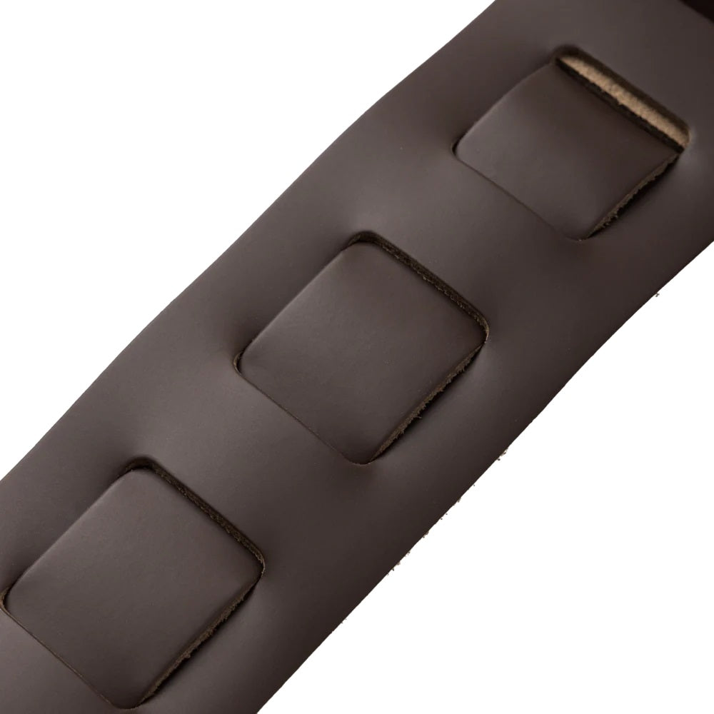Levy's Leathers Amped Leather Series Guitar Strap Dark Brown/XL - M26PD-DBR-XL
