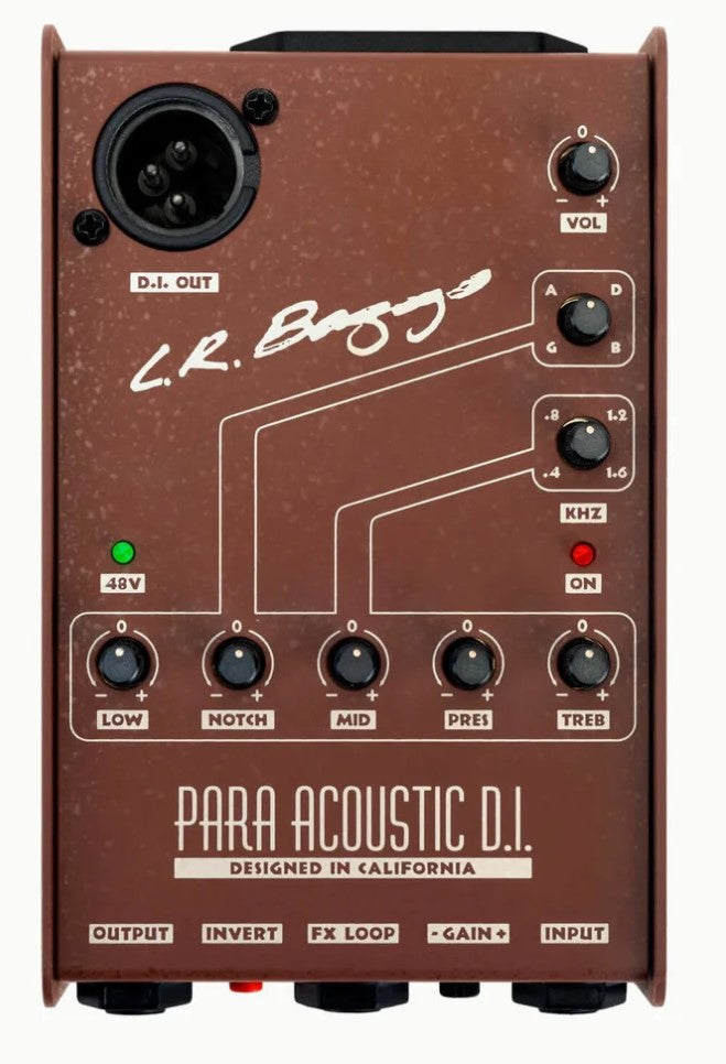 L.R. Baggs Para DI Acoustic Guitar Preamp + DI Pedal