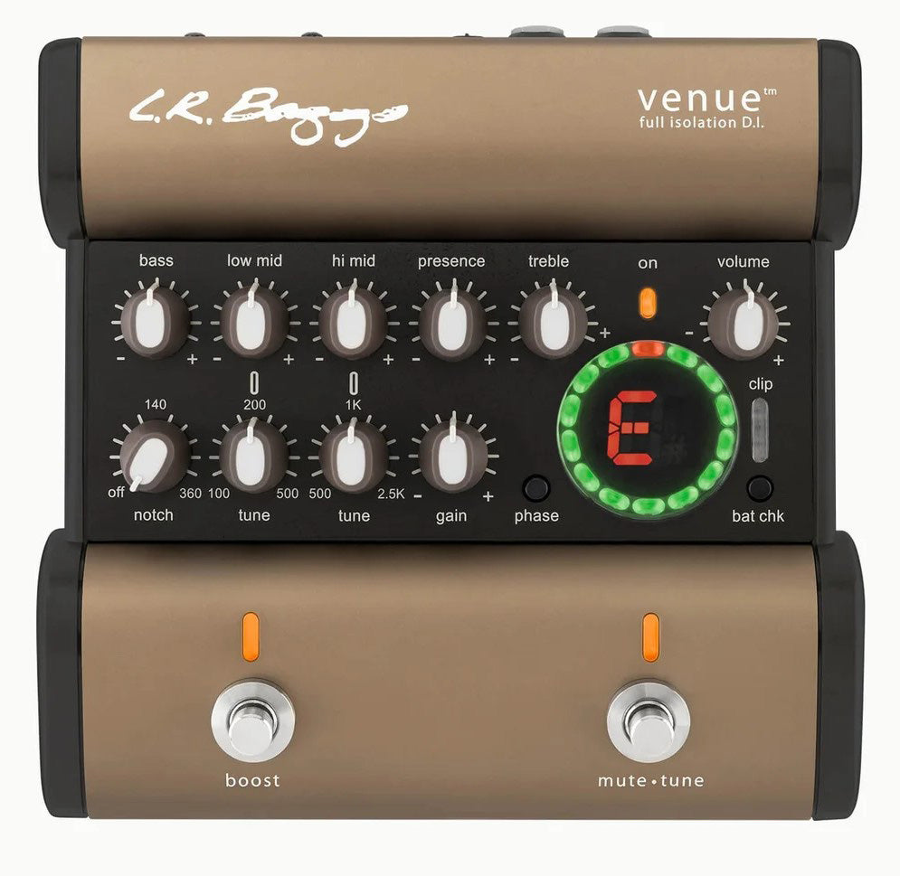 L.R. Baggs Venue DI Acoustic Guitar Preamp + DI Pedal