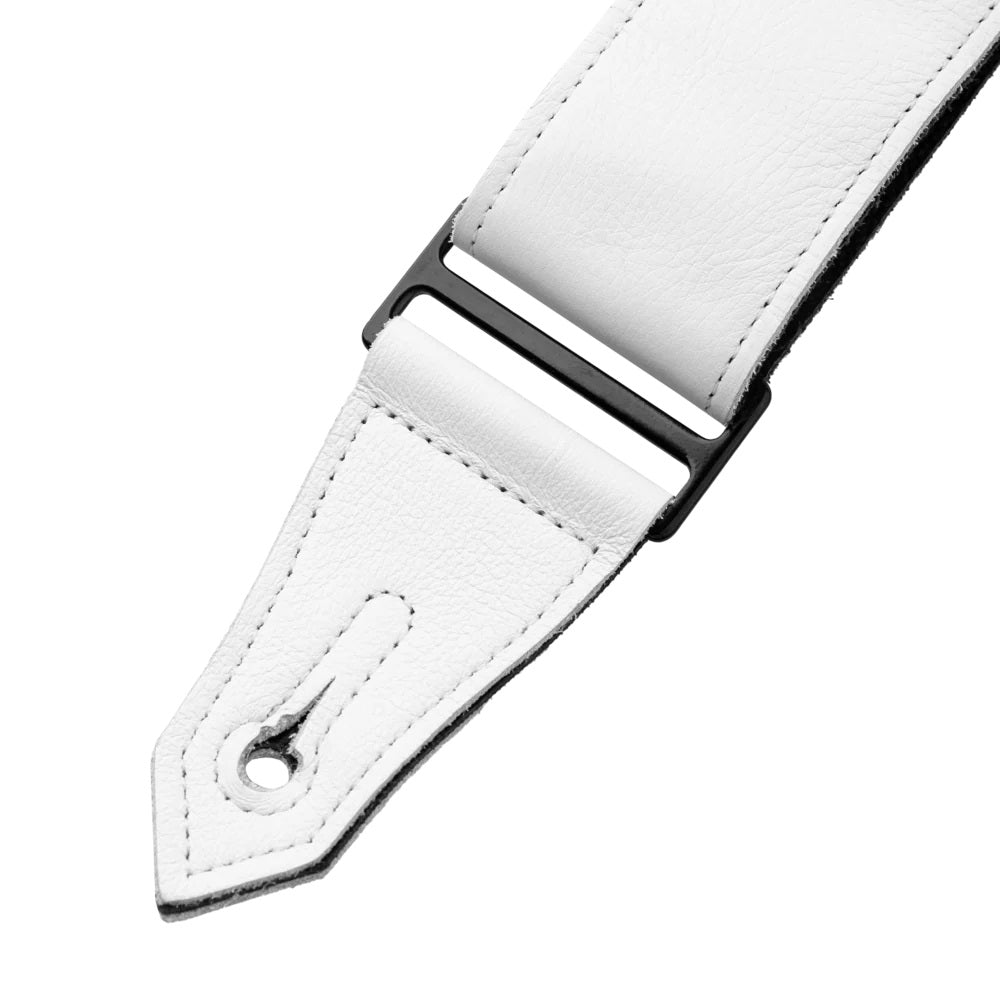 Levy's Leathers Rebel Series Guitar Strap M80RBEY-WHT - White Eyelet