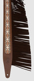 Levy's Leathers 2.5" Crazy Horse Outlaw Series Leather Guitar Strap - Brown - MG317BOI-BRN