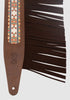 Levy's Leathers 2.5" Crazy Horse Outlaw Series Leather Guitar Strap - Brown - MG317BOI-BRN