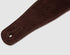 Levy's Leathers 2 1/2" Wide Suede Guitar Strap In Brown - MS26-BRN