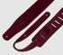 Levy's Leathers 2 1/2" Wide Suede Guitar Strap In Burgundy - MS26-BRG