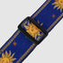 Levy's Leathers 2″ Sun Design Jacquard Weave Guitar Strap- Blue - MPJG-SUN-BLU