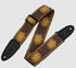 Levy's Leathers 2″ Sun Design Jacquard Weave Guitar Strap- Brown - MPJG-SUN-BRN