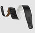Levy's Leathers Amped Leather Series 3" Padded Leather Guitar Strap - Black/White - M26PD-BLK_WHT