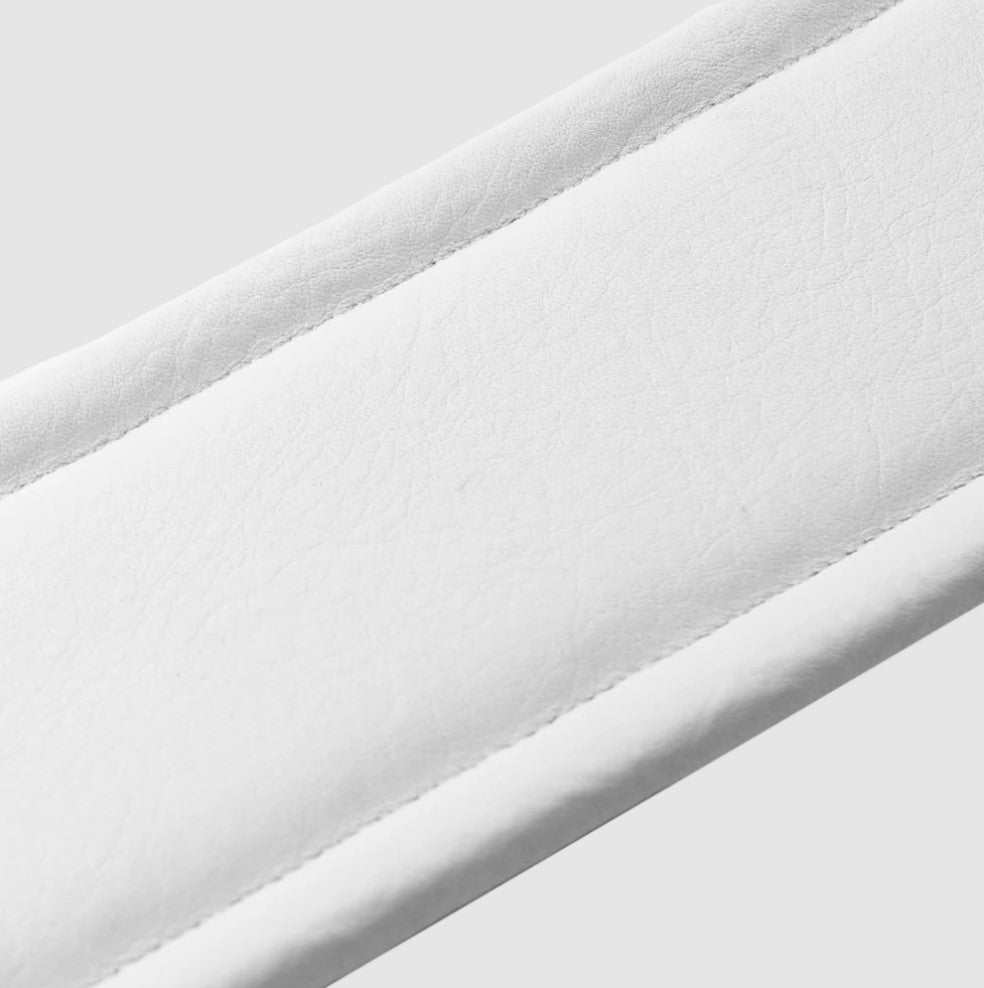 Levy's Leathers Amped Leather Series 3" Padded Leather Guitar Strap - White - M26PD-WHT_WHT (Copy)