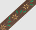 Levy's Leathers Flowering Vine Series M4FV-DBR - Dark Brown Guitar Strap