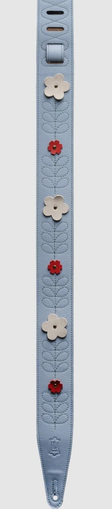 Levy's Leathers MG317IB-002 In Bloom Series Guitar Strap - Blue
