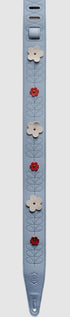Levy's Leathers MG317IB-002 In Bloom Series Guitar Strap - Blue