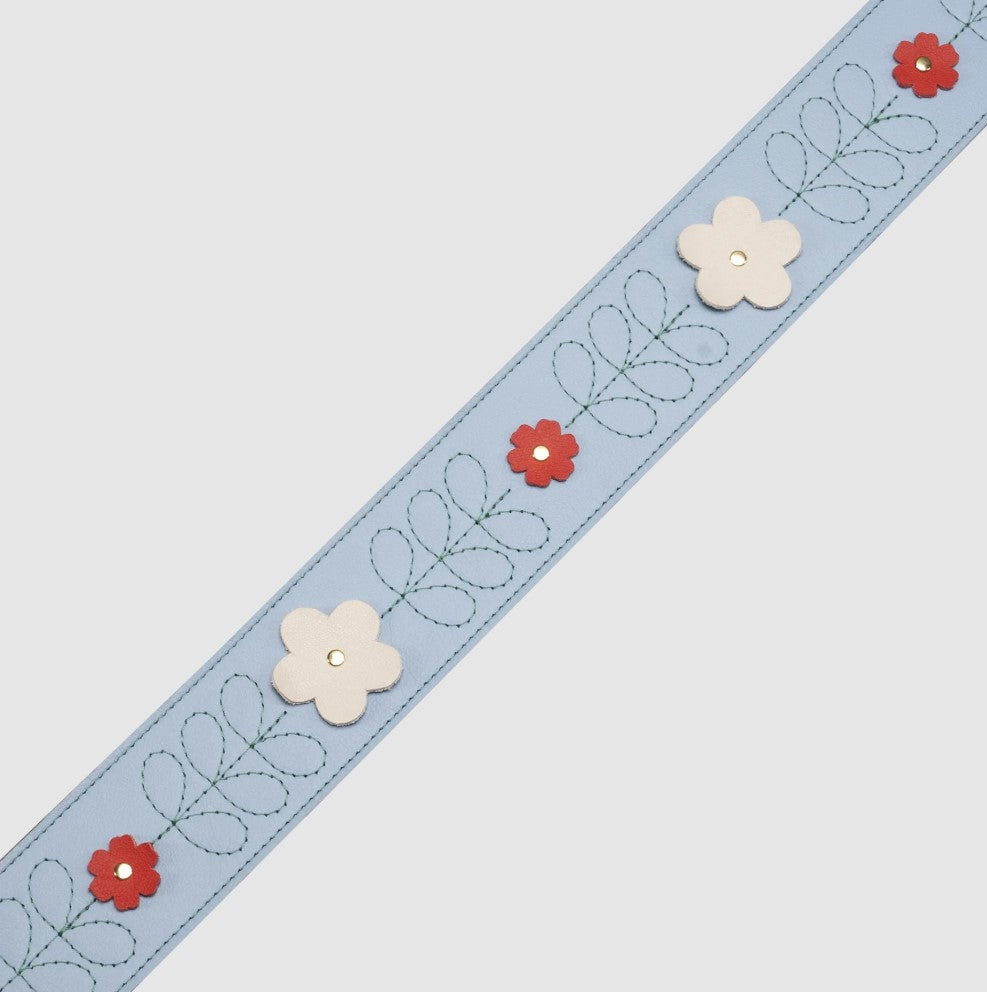 Levy's Leathers MG317IB-002 In Bloom Series Guitar Strap - Blue
