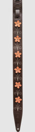Levy's Leathers MG317IB-003 In Bloom Series Guitar Strap - Brown