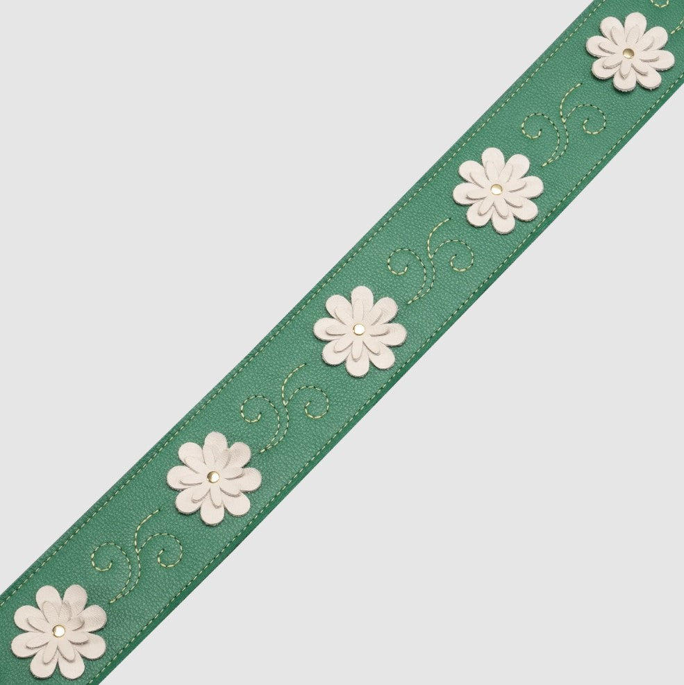 Levy's Leathers MG317IB-001 In Bloom Series Guitar Strap - Green
