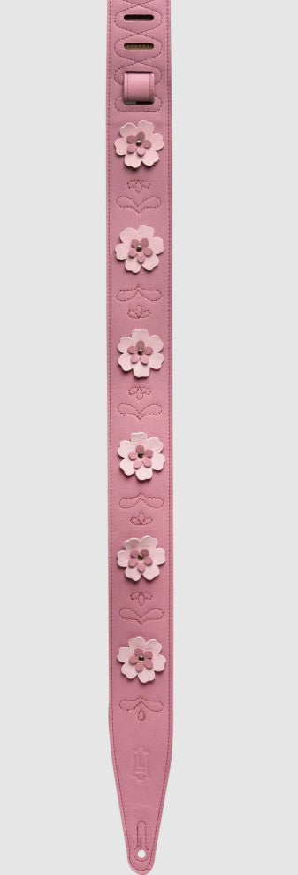 Levy's Leathers MG317IB-004 In Bloom Series Guitar Strap - Pink