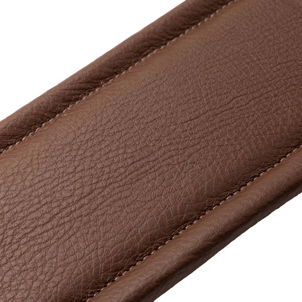 Levy's Leathers Amped Leather Series 3" Padded Leather Guitar Strap - Walnut Brown - M26PD-WAL-RN