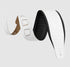 Levy's Leathers Amped Leather Series 3" Padded Leather Guitar Strap - White/ Black- M26PD-WHT_BLK