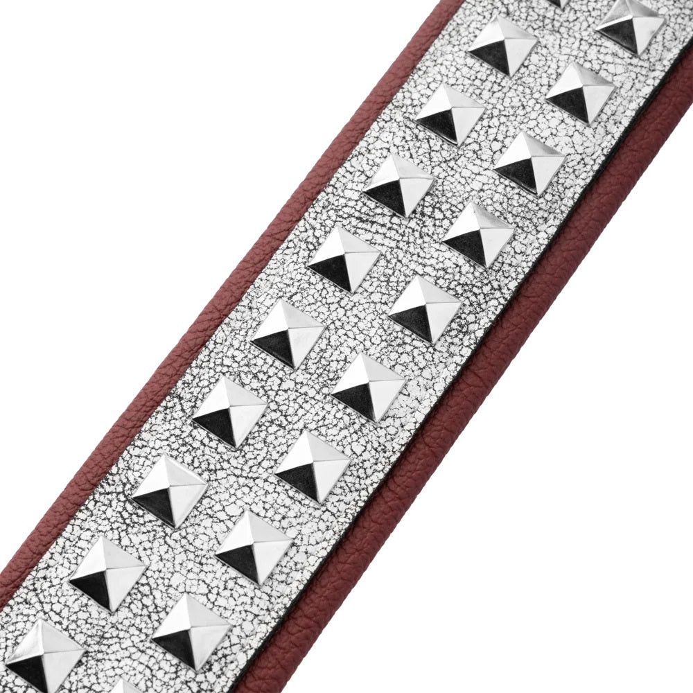 Levy's Leathers Rebel Series Guitar Strap M80GRPDX-WHT