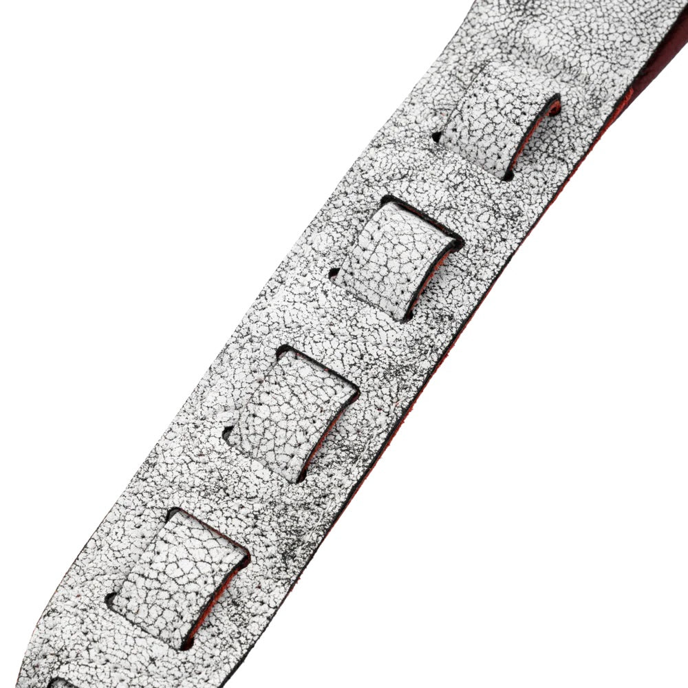 Levy's Leathers Rebel Series Guitar Strap M80GRPDX-WHT