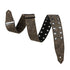 Levy's Leathers Rebel Series Guitar Strap M80RBEY-BLK - Black Eyelet