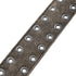 Levy's Leathers Rebel Series Guitar Strap M80RBEY-BLK - Black Eyelet