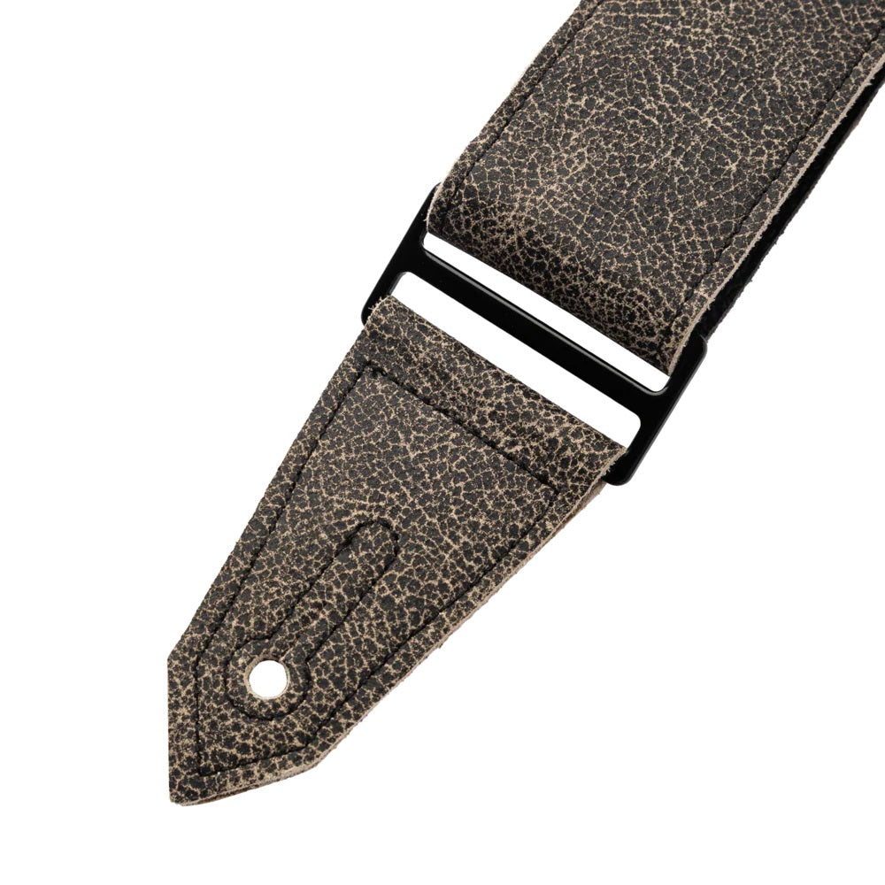Levy's Leathers Rebel Series Guitar Strap M80RBEY-BLK - Black Eyelet