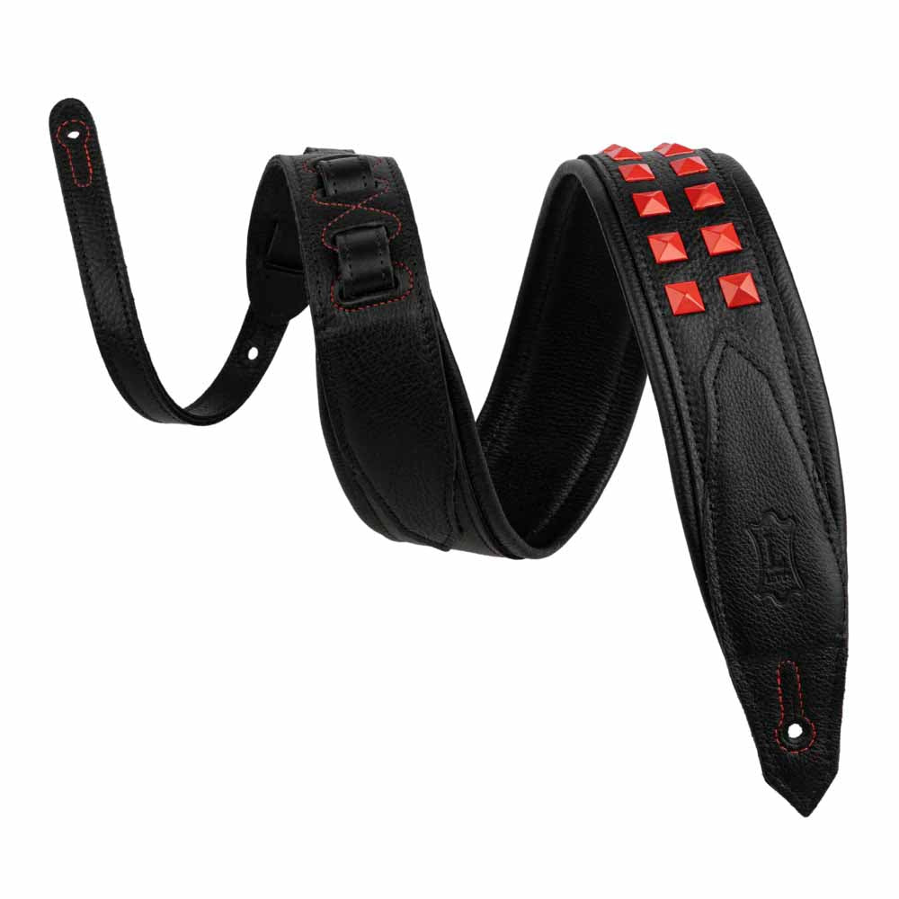 Levy's Leathers Rebel Series Guitar Strap M81GRPDX-BLK