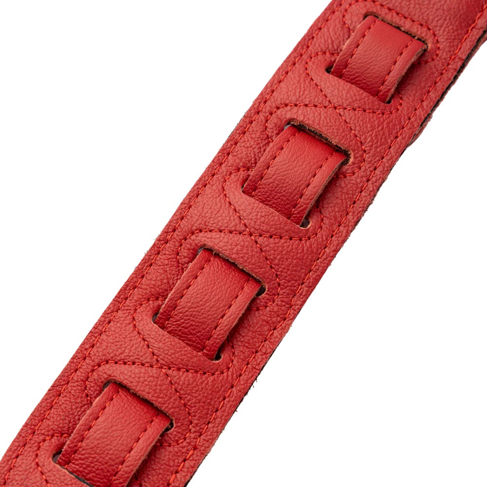 Levy's Leathers Rebel Series Guitar Strap M81GRPDX-RED