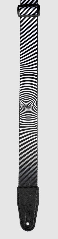 Levy's Leathers Optical Illusion Series Guitar Strap MP2OI-001 - Worm Hole