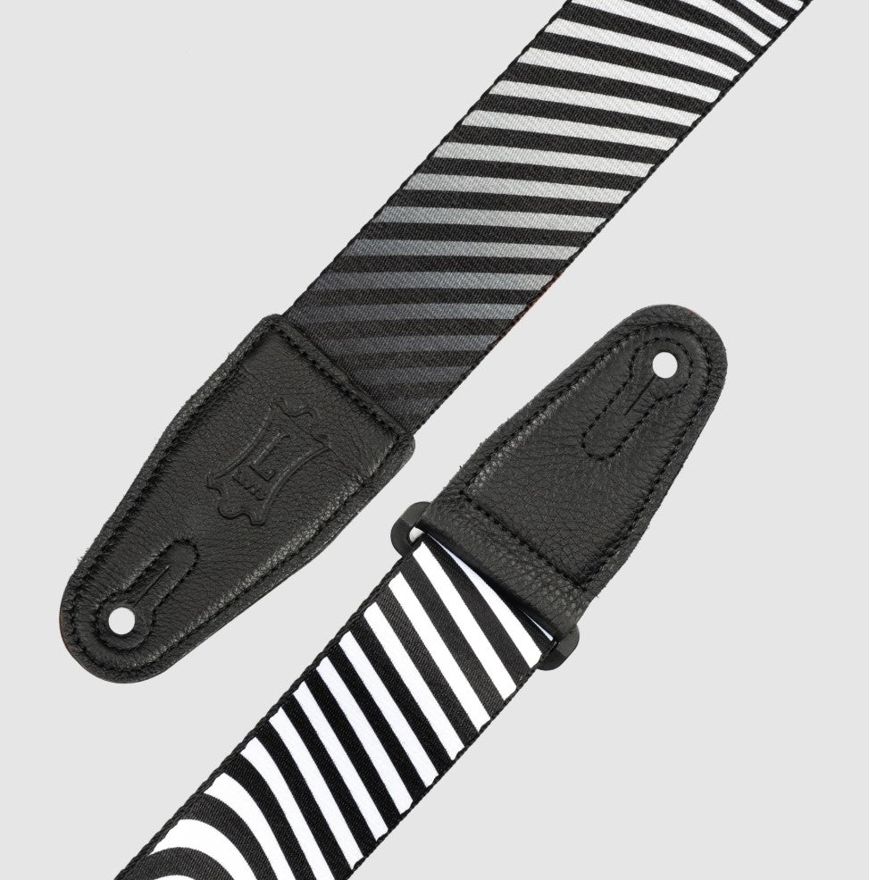 Levy's Leathers Optical Illusion Series Guitar Strap MP2OI-001 - Worm Hole