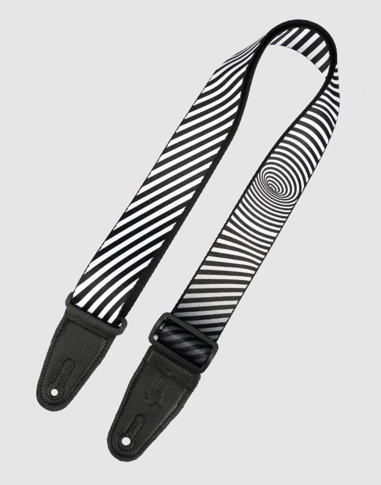 Levy's Leathers Optical Illusion Series Guitar Strap MP2OI-001 - Worm Hole