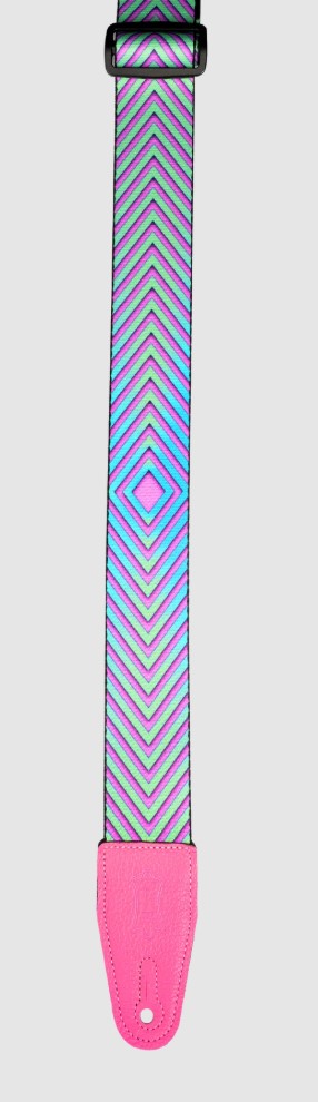 Levy's Leathers Optical Illusion Series Guitar Strap MP2OI-004 - Distortion