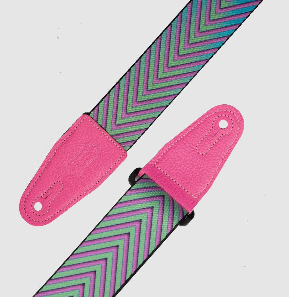 Levy's Leathers Optical Illusion Series Guitar Strap MP2OI-004 - Distortion