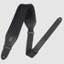 Levy's Leathers Right Height Series Guitar Strap - Solid Noir - MRHNP3-BLK