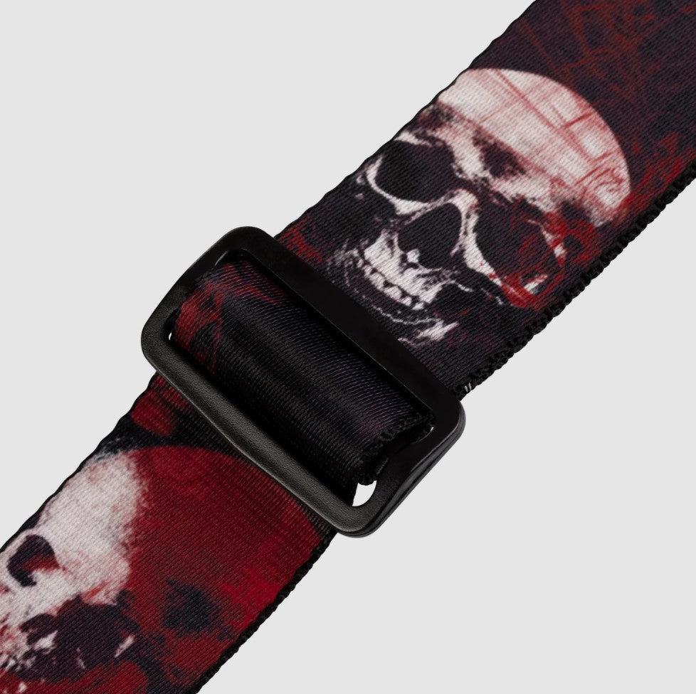 Levy's Leathers Skull Series 2" Polyester Guitar Strap - MPS2-093