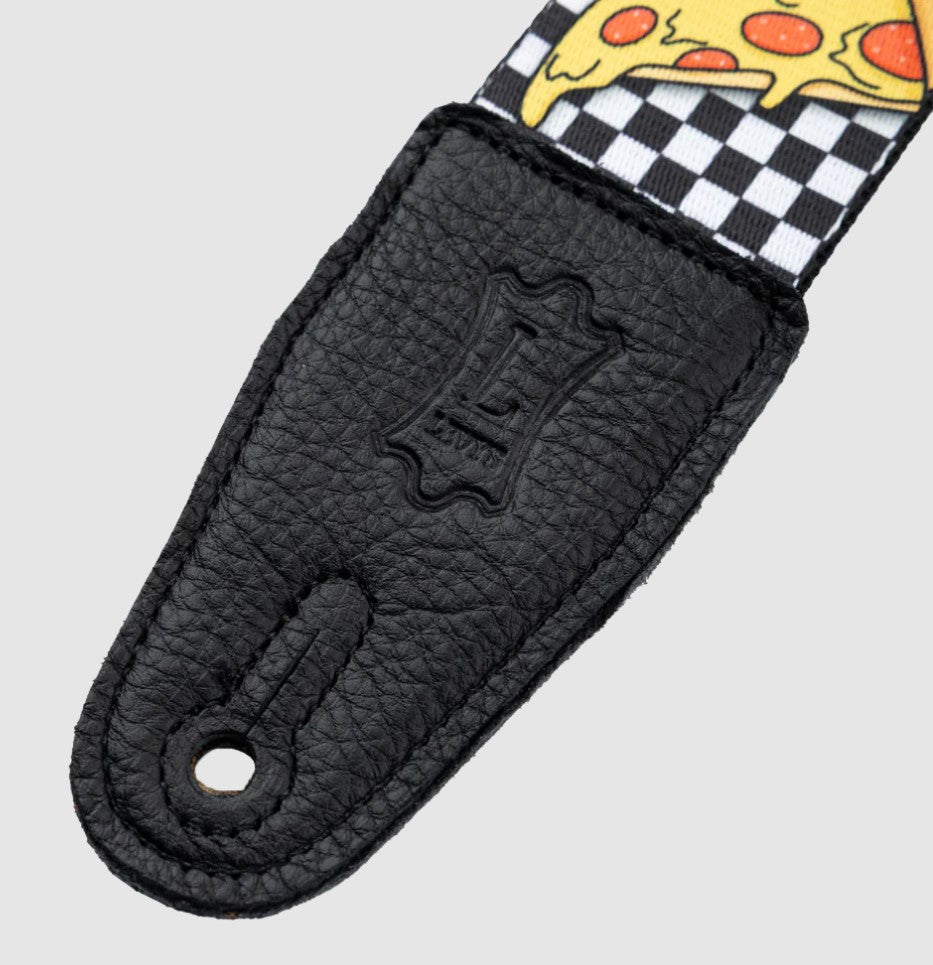 Levy's Leathers Tasty Grooves Series Guitar Strap MP2TG-003 - Pizza