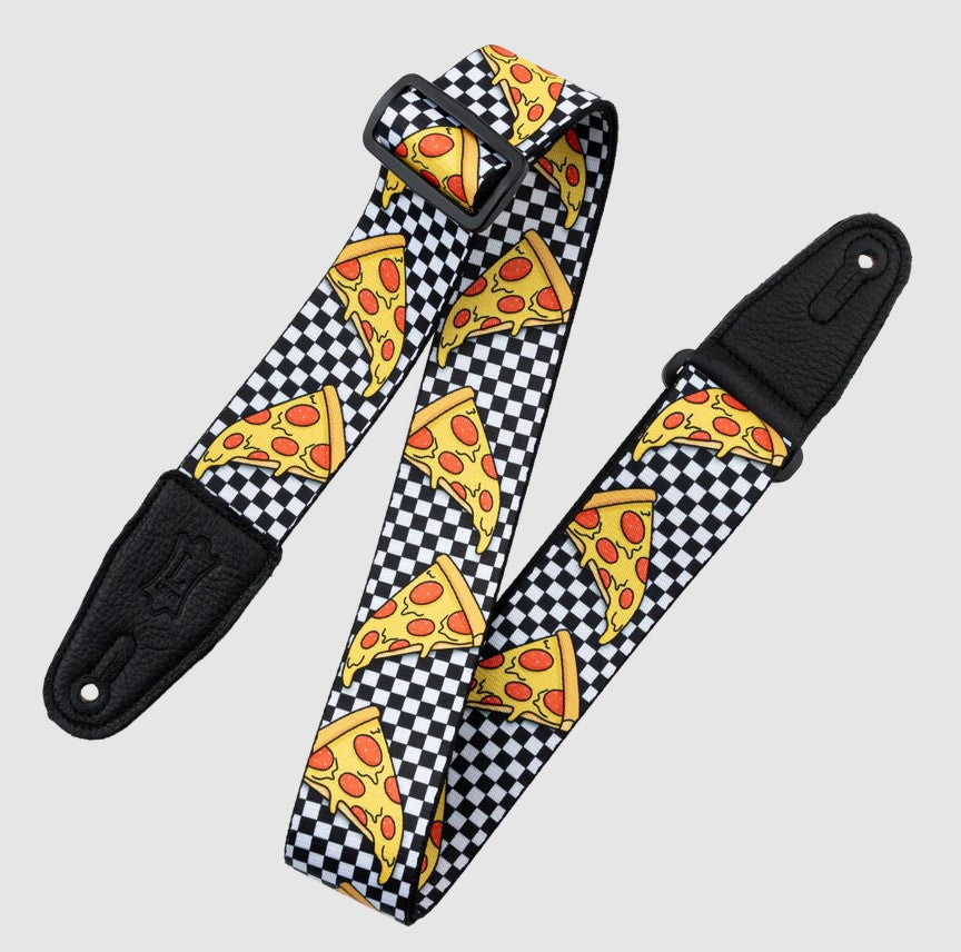 Levy's Leathers Tasty Grooves Series Guitar Strap MP2TG-003 - Pizza