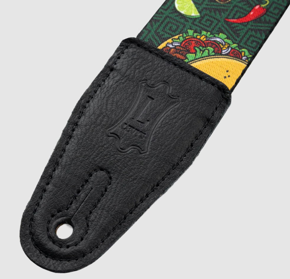 Levy's Leathers Tasty Grooves Series Guitar Strap MP2TG-005 - Tacos