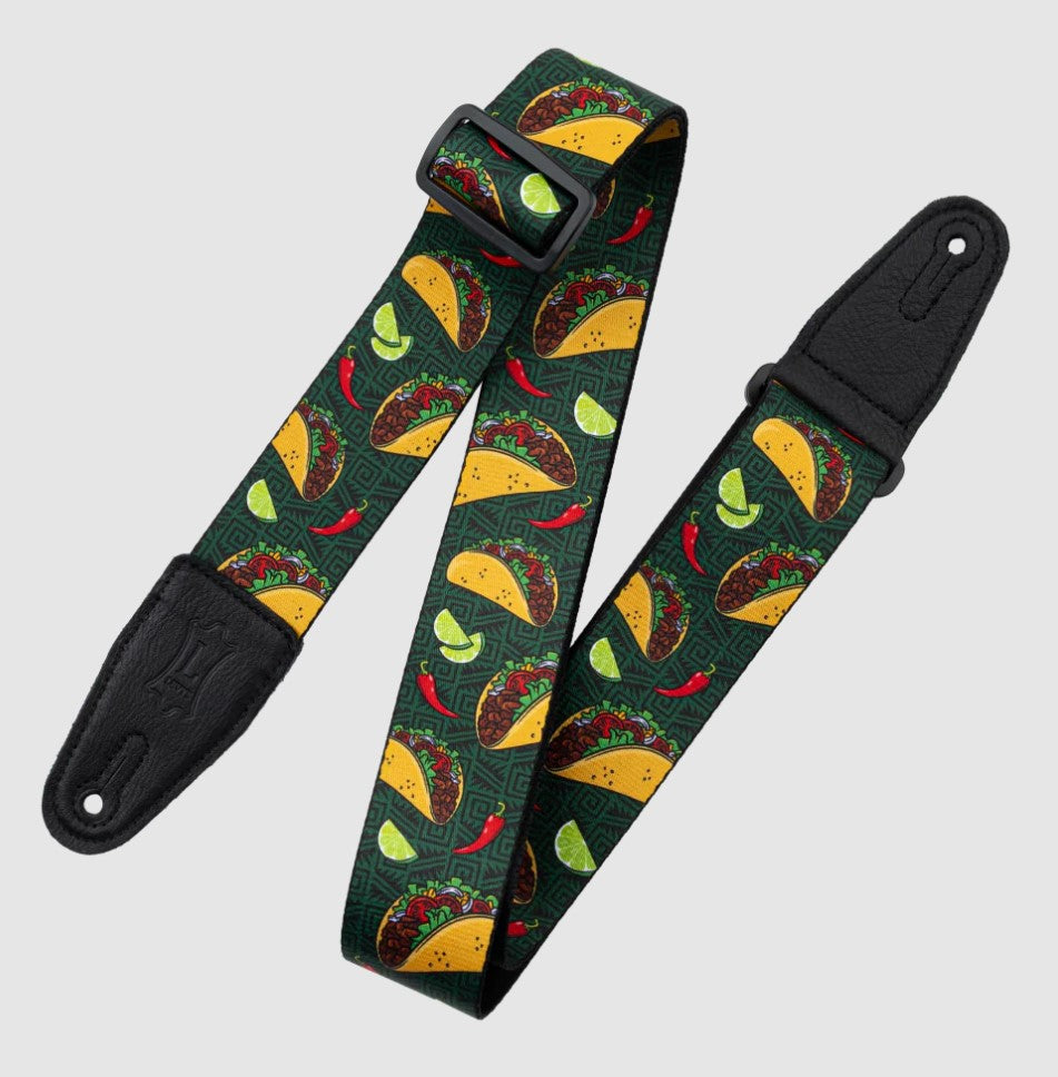 Levy's Leathers Tasty Grooves Series Guitar Strap MP2TG-005 - Tacos